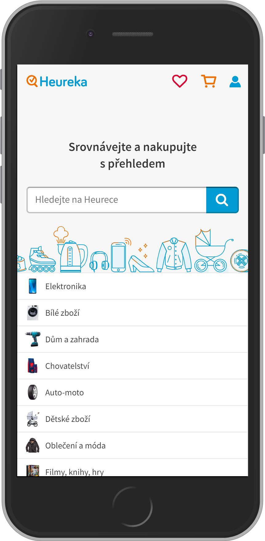 nová mobilní homepage